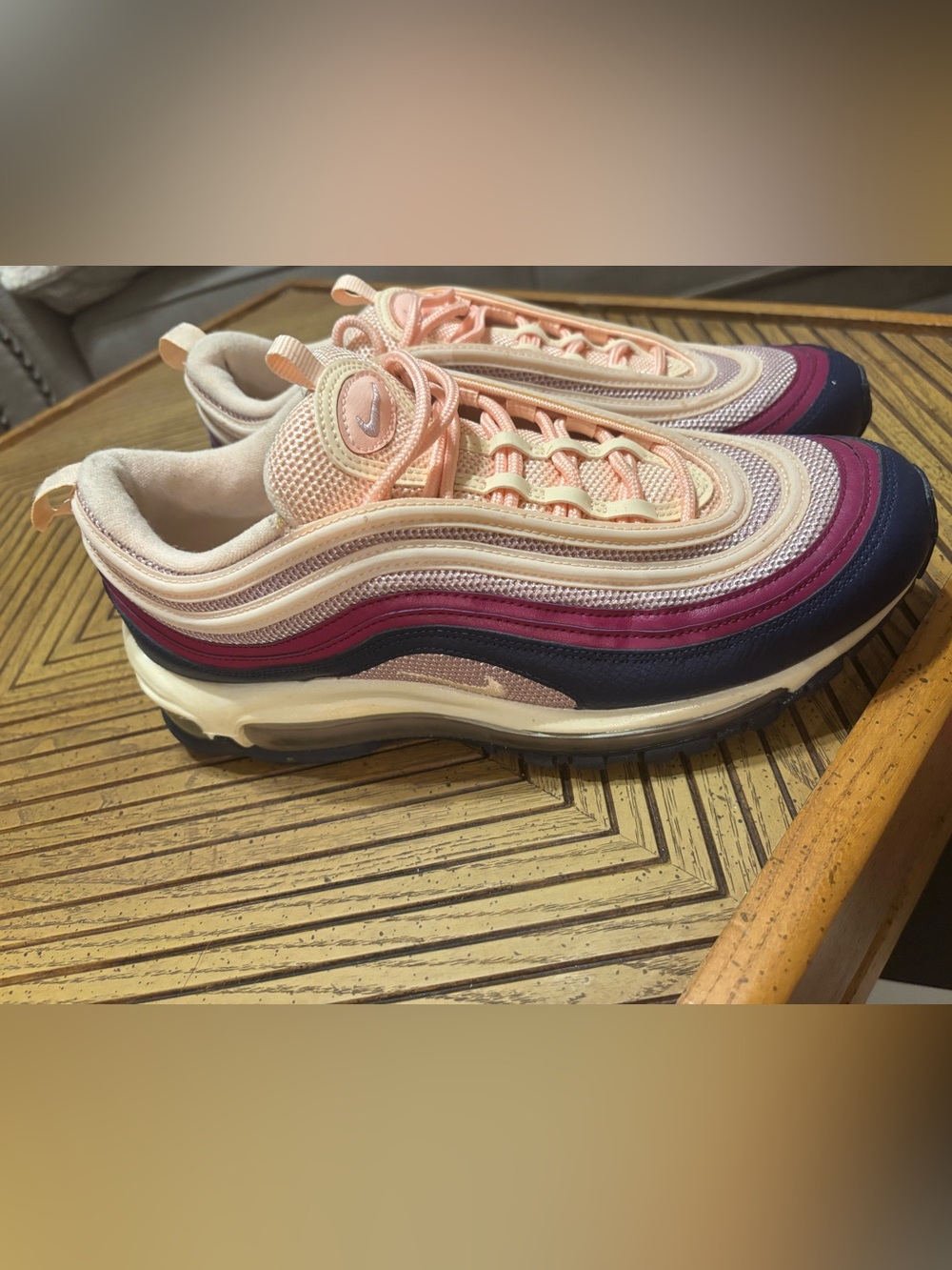 Nike Women’s Air Max 97 Sneakers - Pink, Purple, Navy
